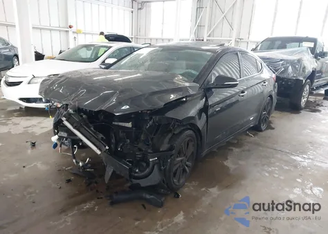 2017 Hyundai Elantra Limited from USA, damaged, VIN 5NPD84LF6HH080792